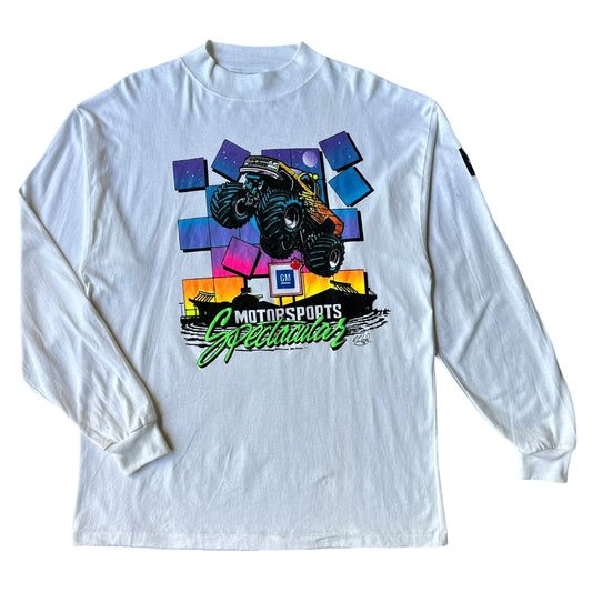 90s Monster truck longsleeve Large