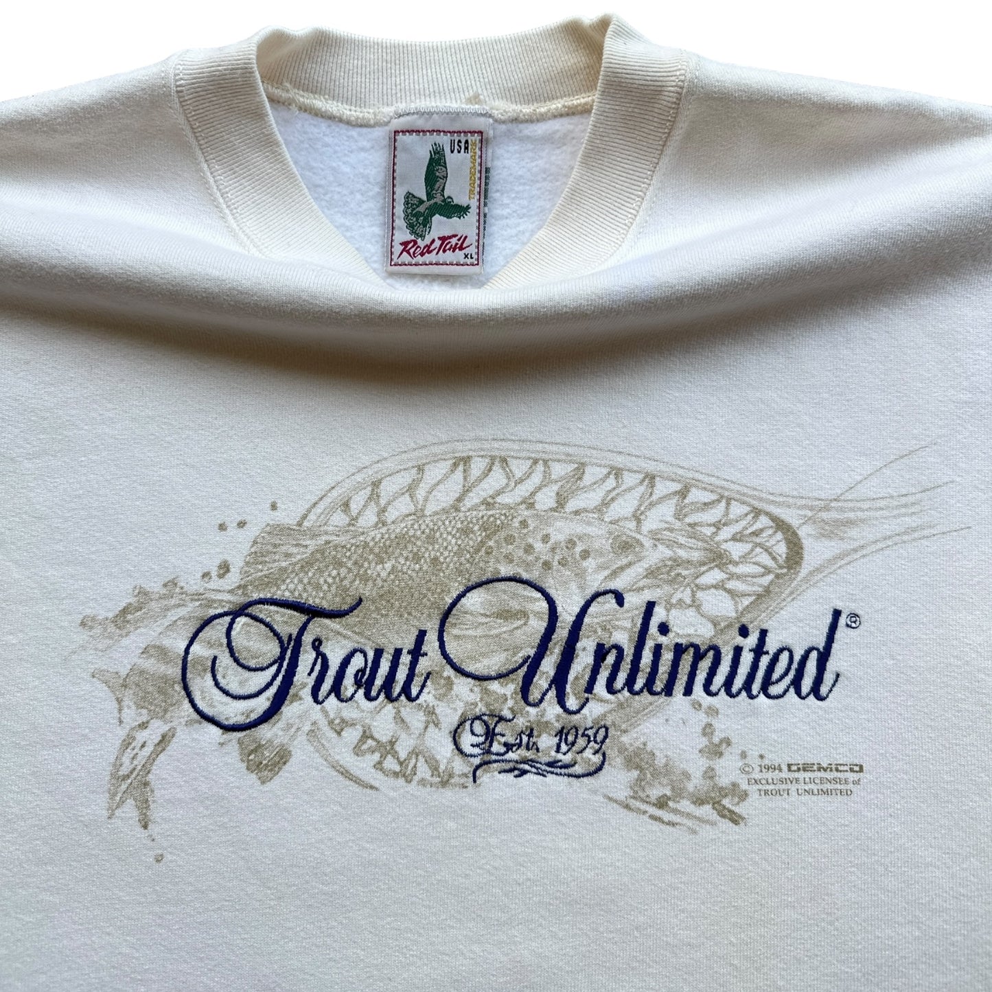 1994 Trout Unlimited crewneck XL