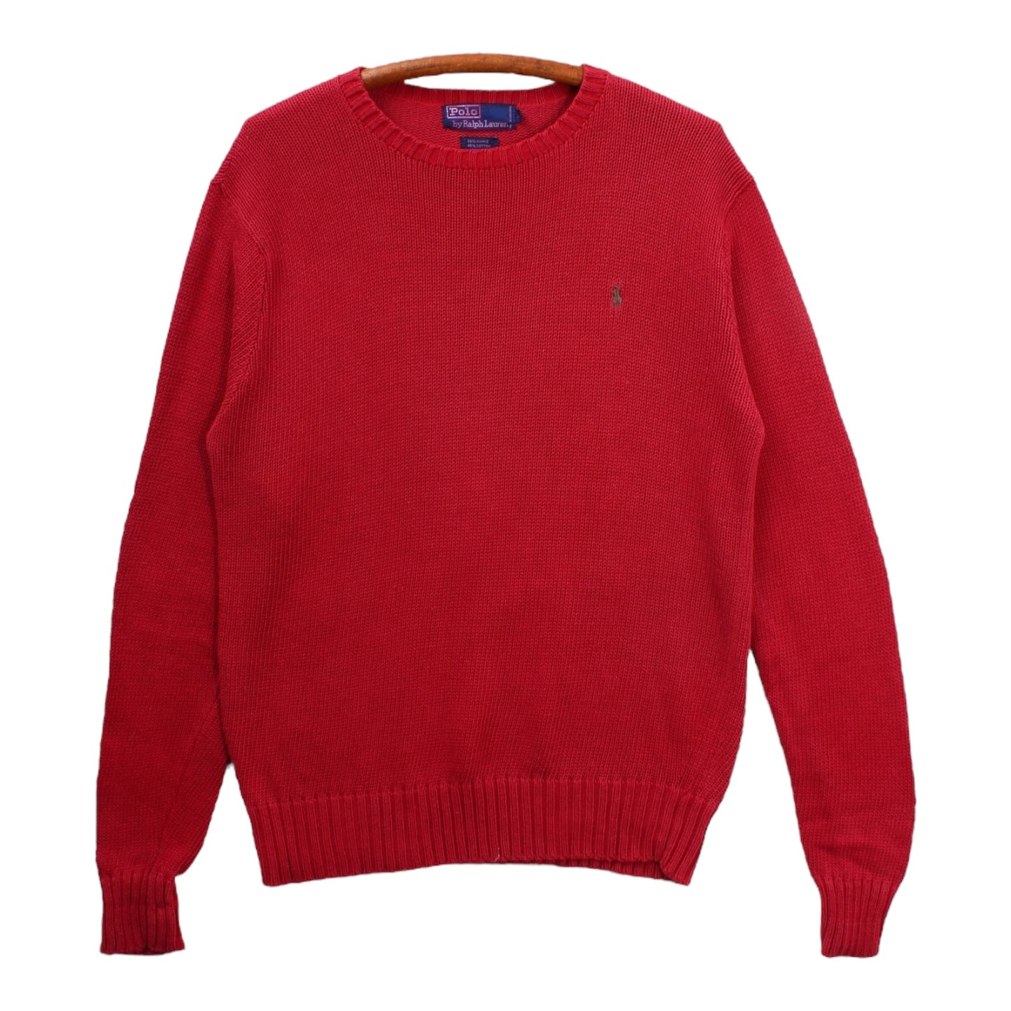 90s Polo Ralph Lauren cotton/ramie sweater M/L