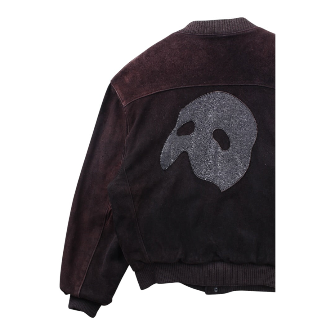 80s Phantom of the opera suede jacket cast and crew M/L