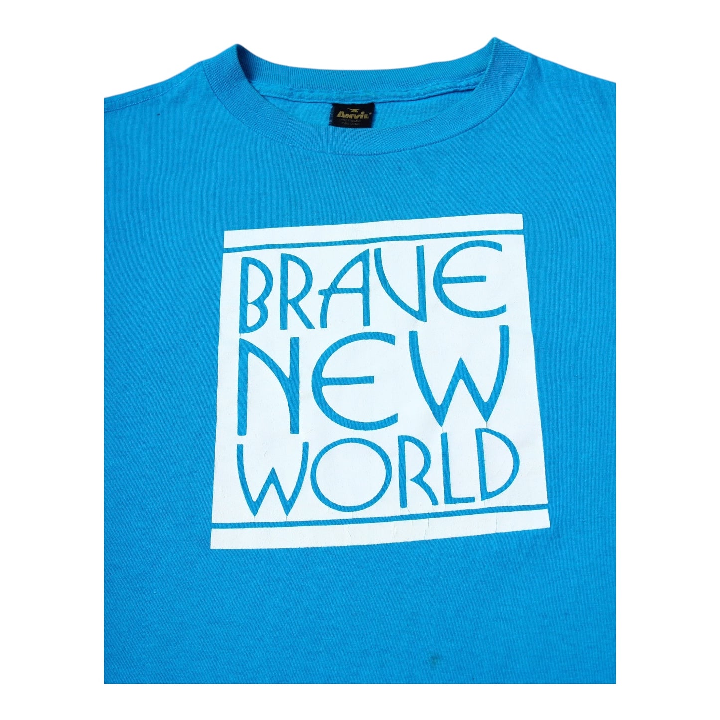 80s Brave new world tee large