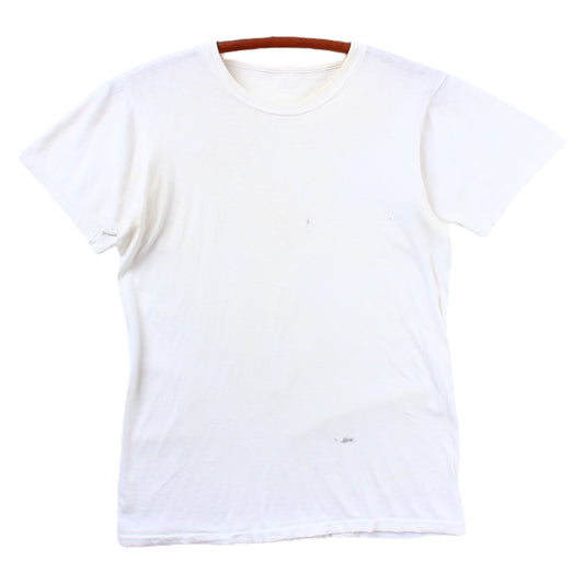 70s Blank white tee XS