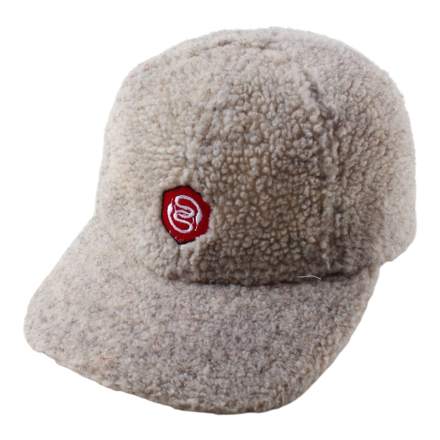 90s Deep pile snake emblem fleece hat