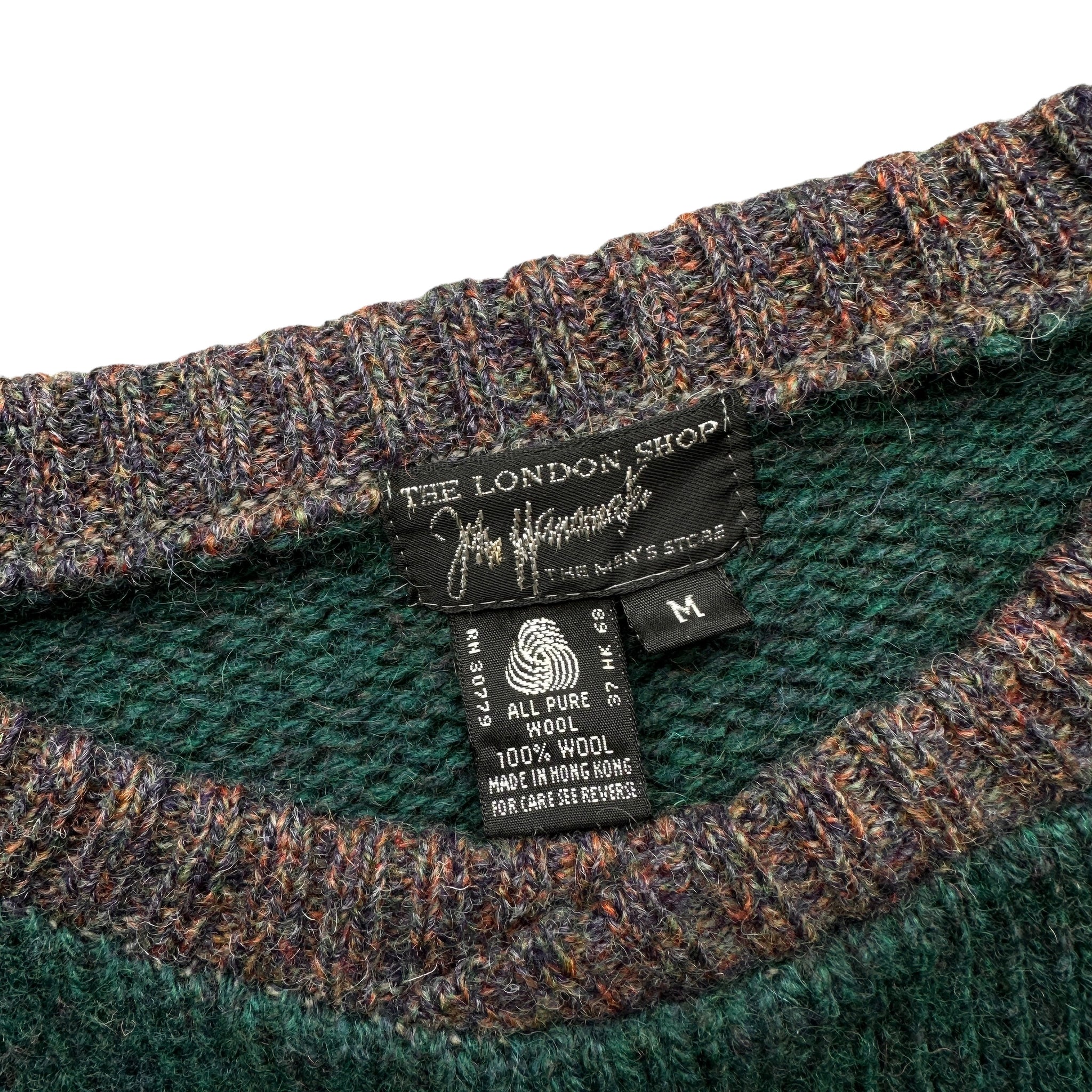 80s 100% Wool sweater S/M