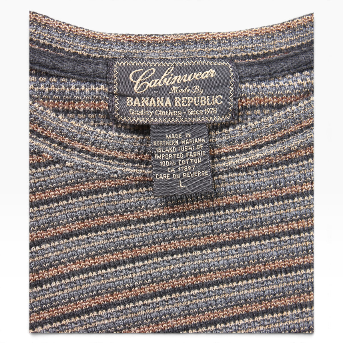 90s Banana republic woven cabinwear longsleeve large