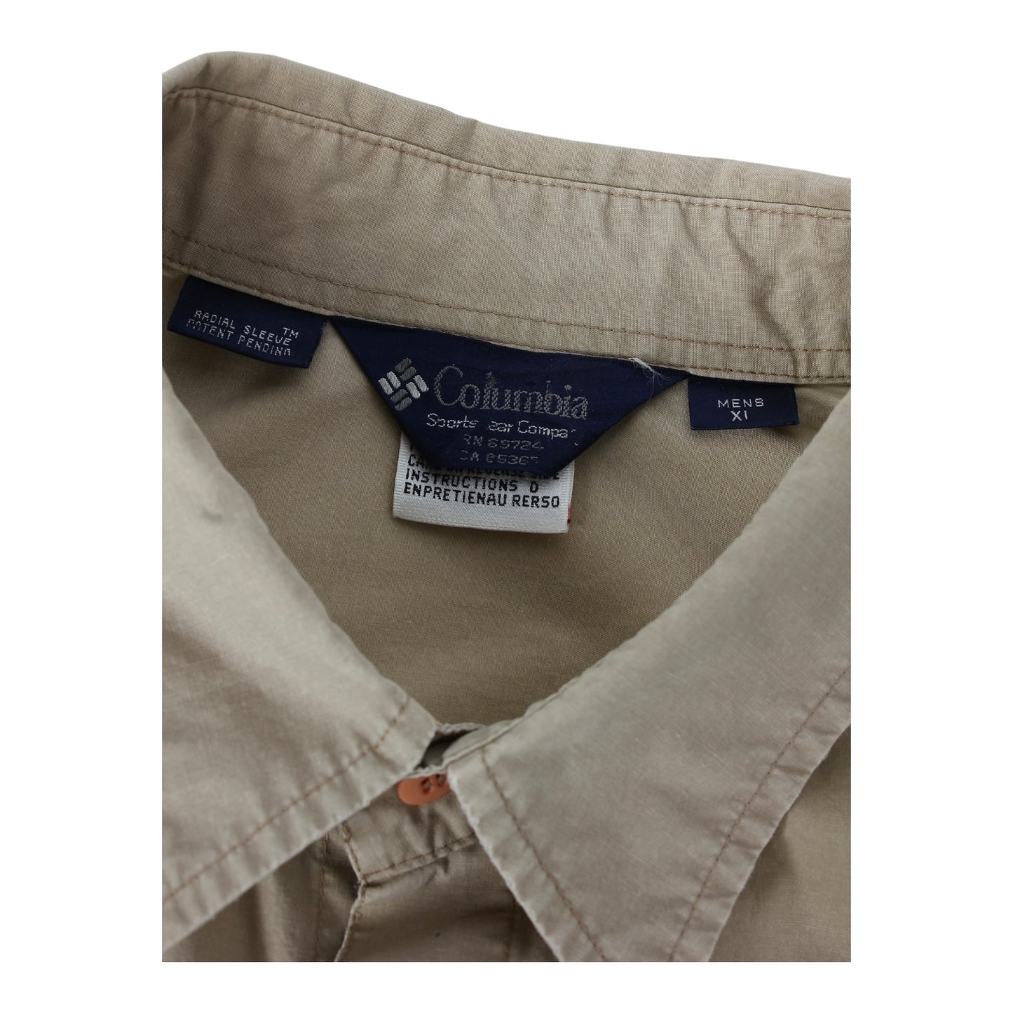 90s Columbia fishing shirt bonefish flats XL