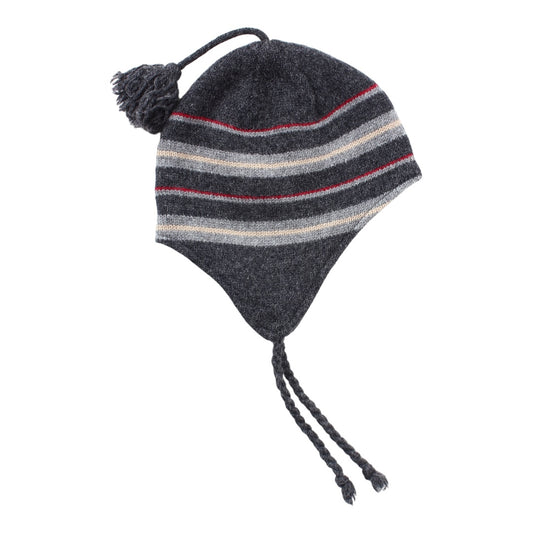 wool earflap beanie