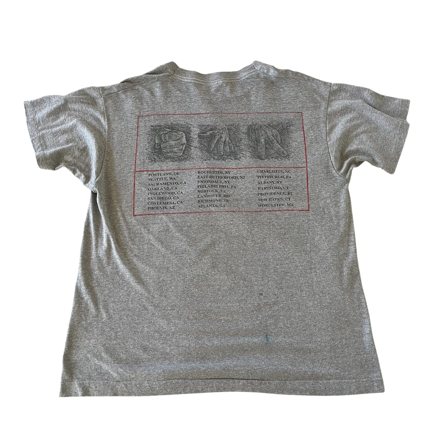 1990 Rush tee xl