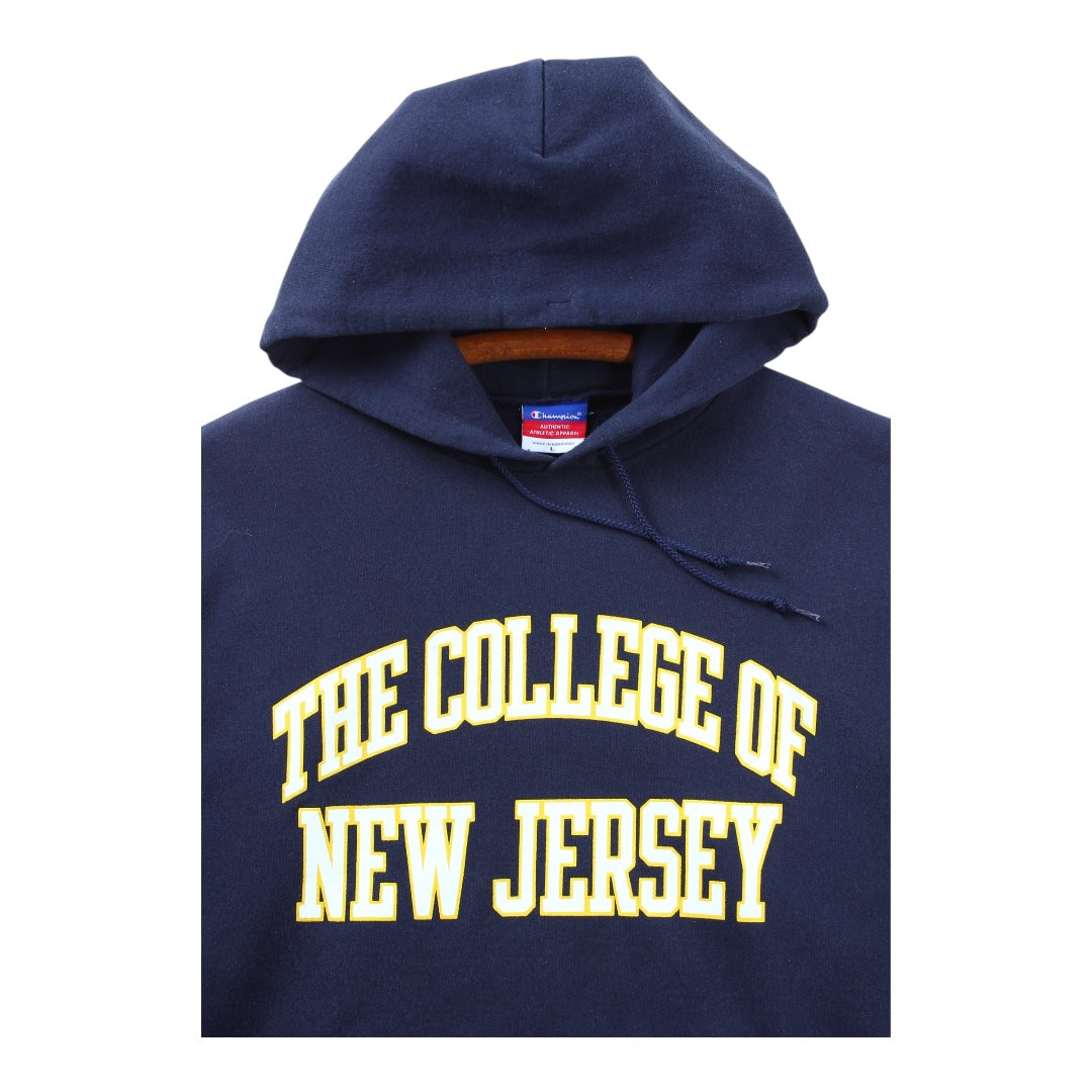 2000s The college of new jersey hoodie large