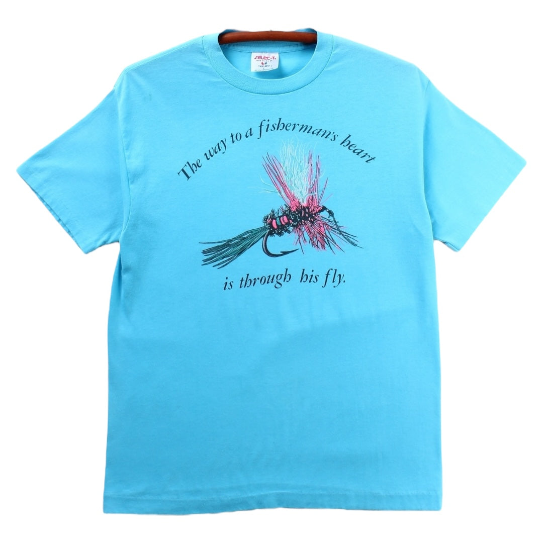 90s Through his fly fishing tee S/M