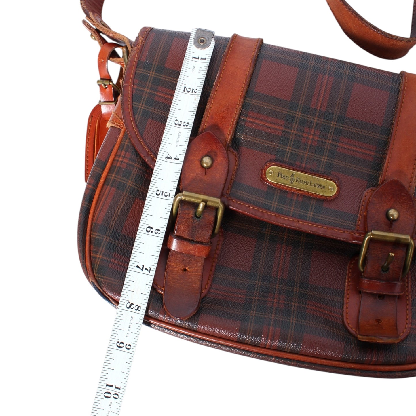 80s Polo Ralph Lauren leather bag