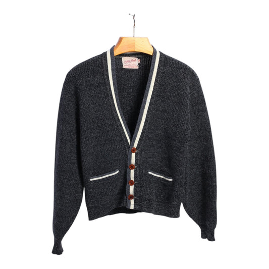 60s Lambs wool cardigan Small