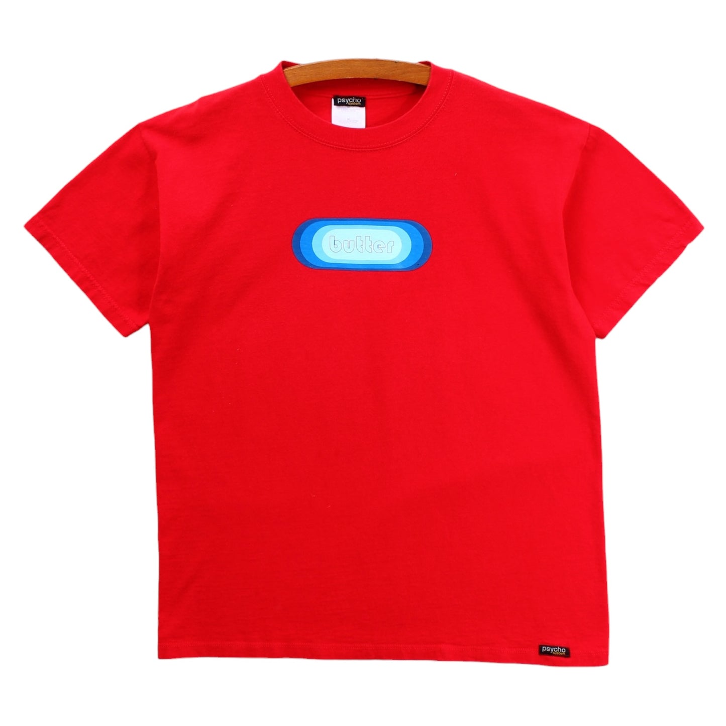 90s Butter psycho system tee large