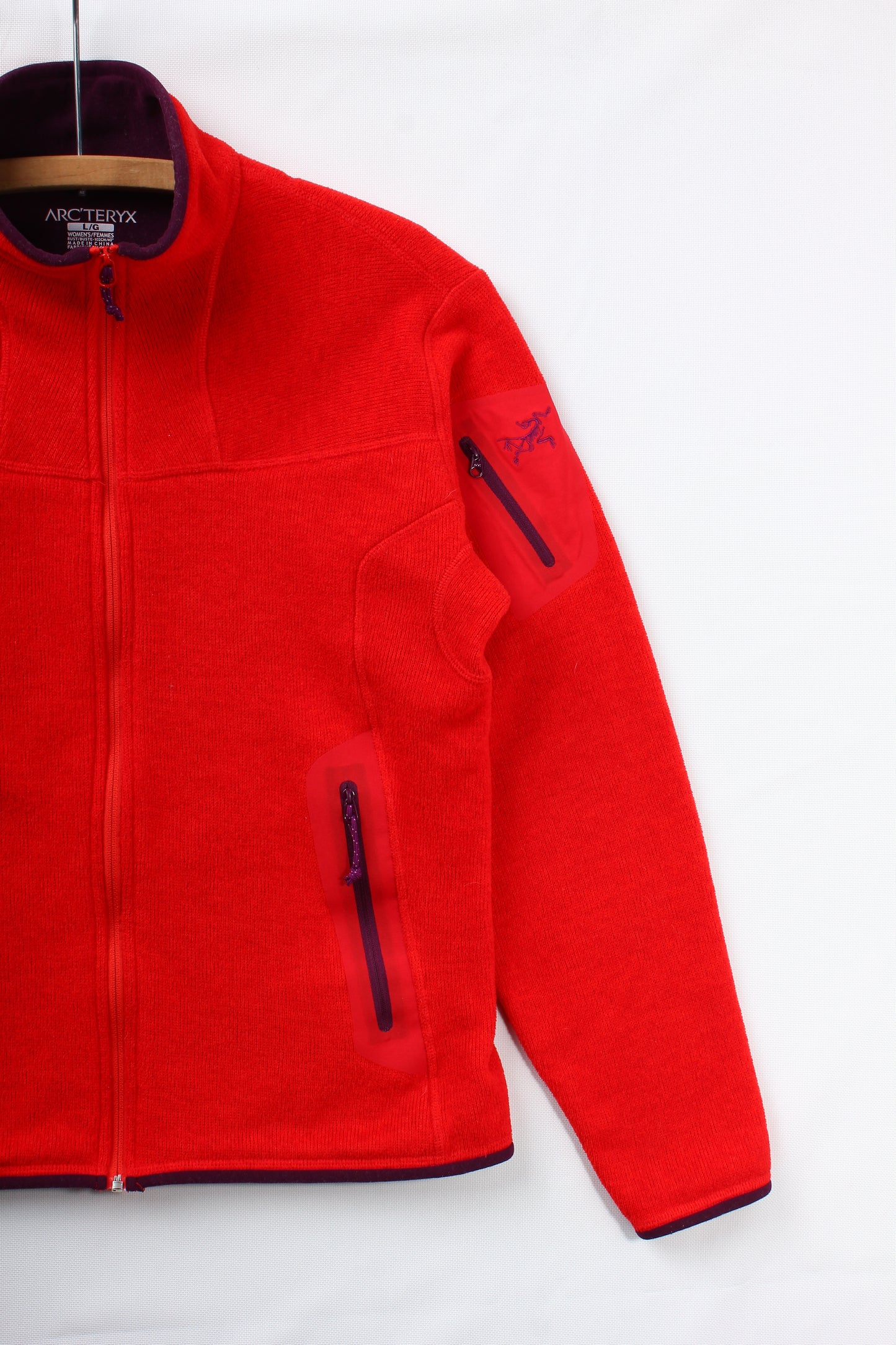 2010 Arc’teryx zip fleece wmns large
