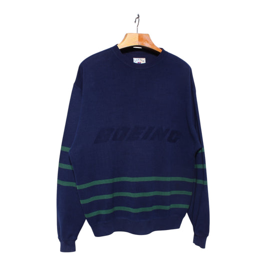 90s Boeing cotton sweater Made in usa🇺🇸 large