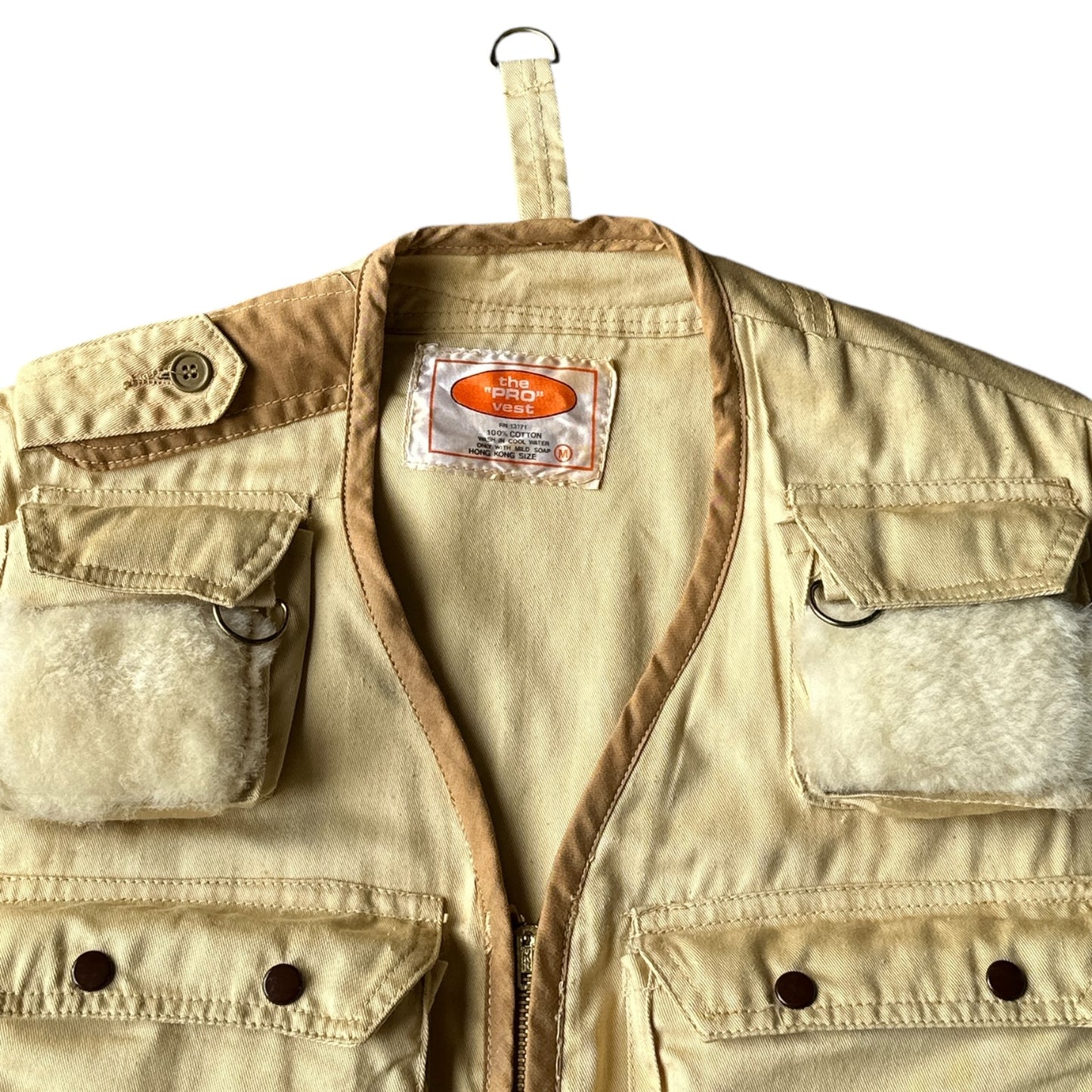 80s Fishing vest medium