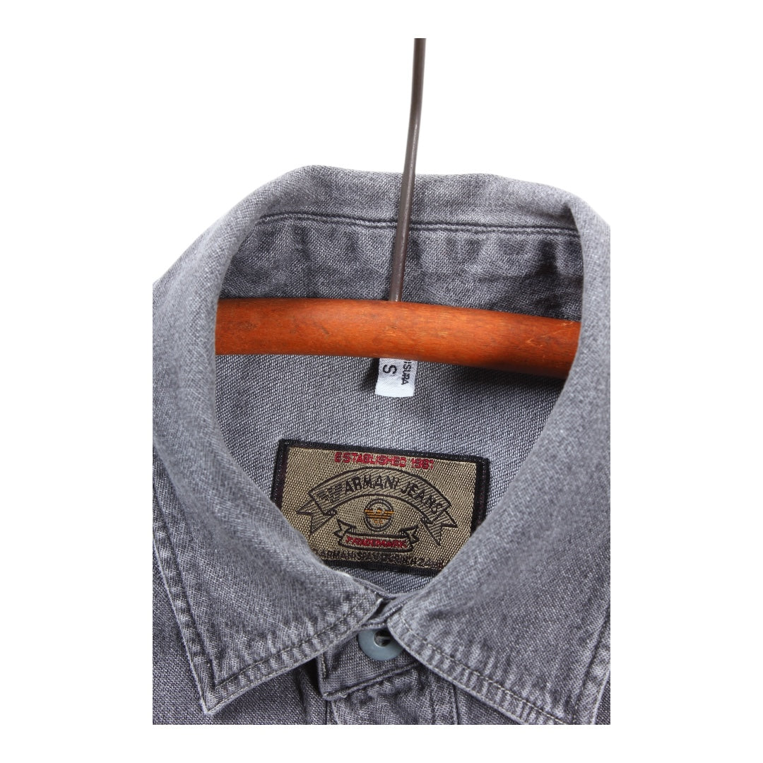 Armani denim shirt large