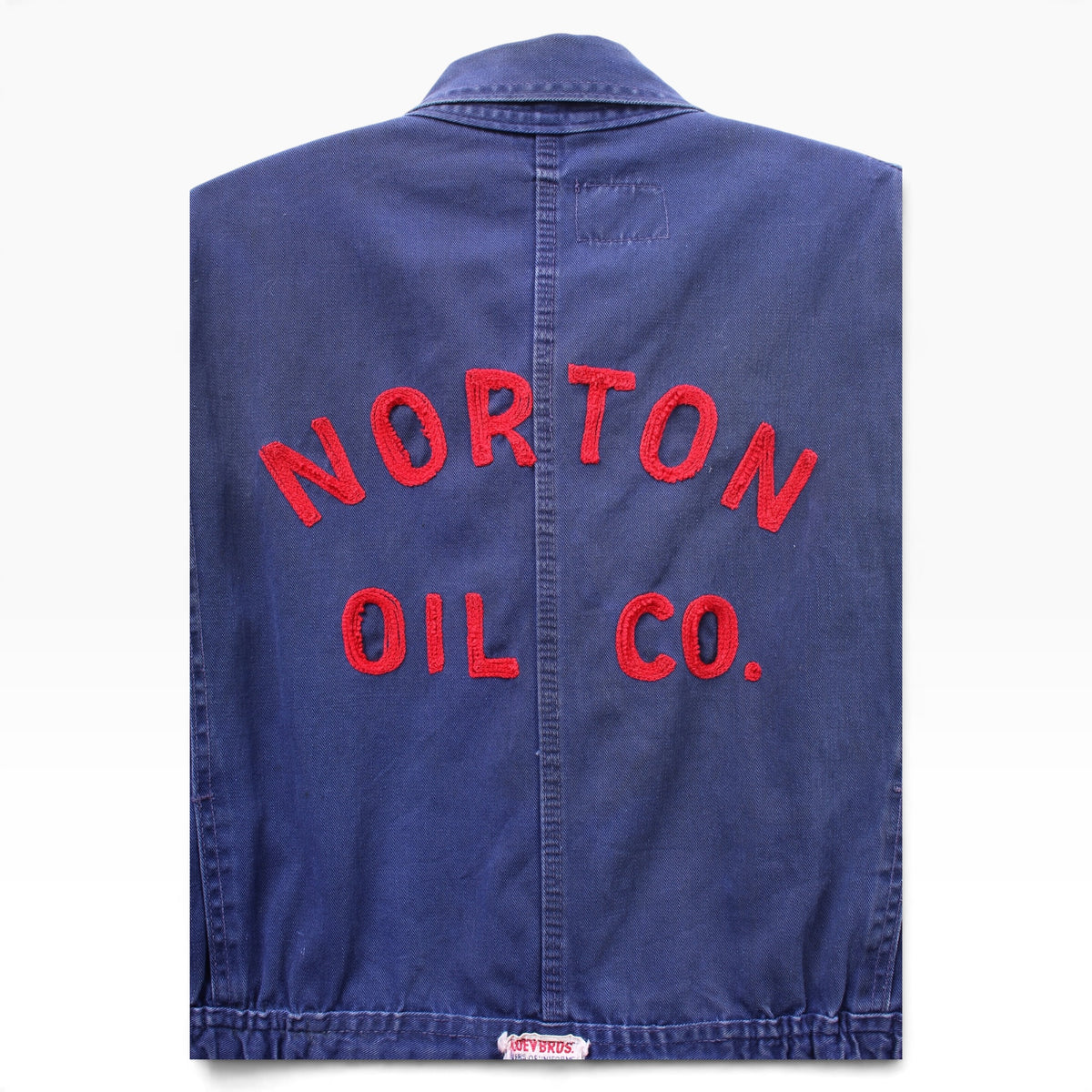 60s Loev bros gas station chain stitched jacket Medium