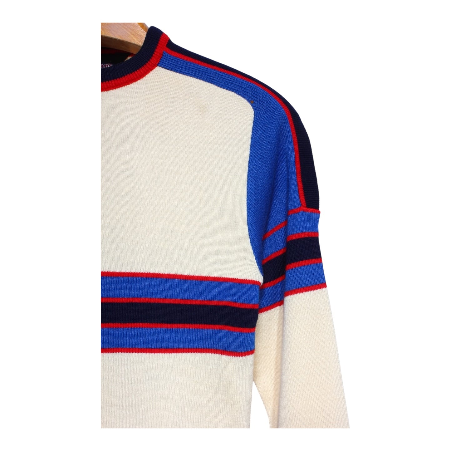 80s Wool ski sweater Small