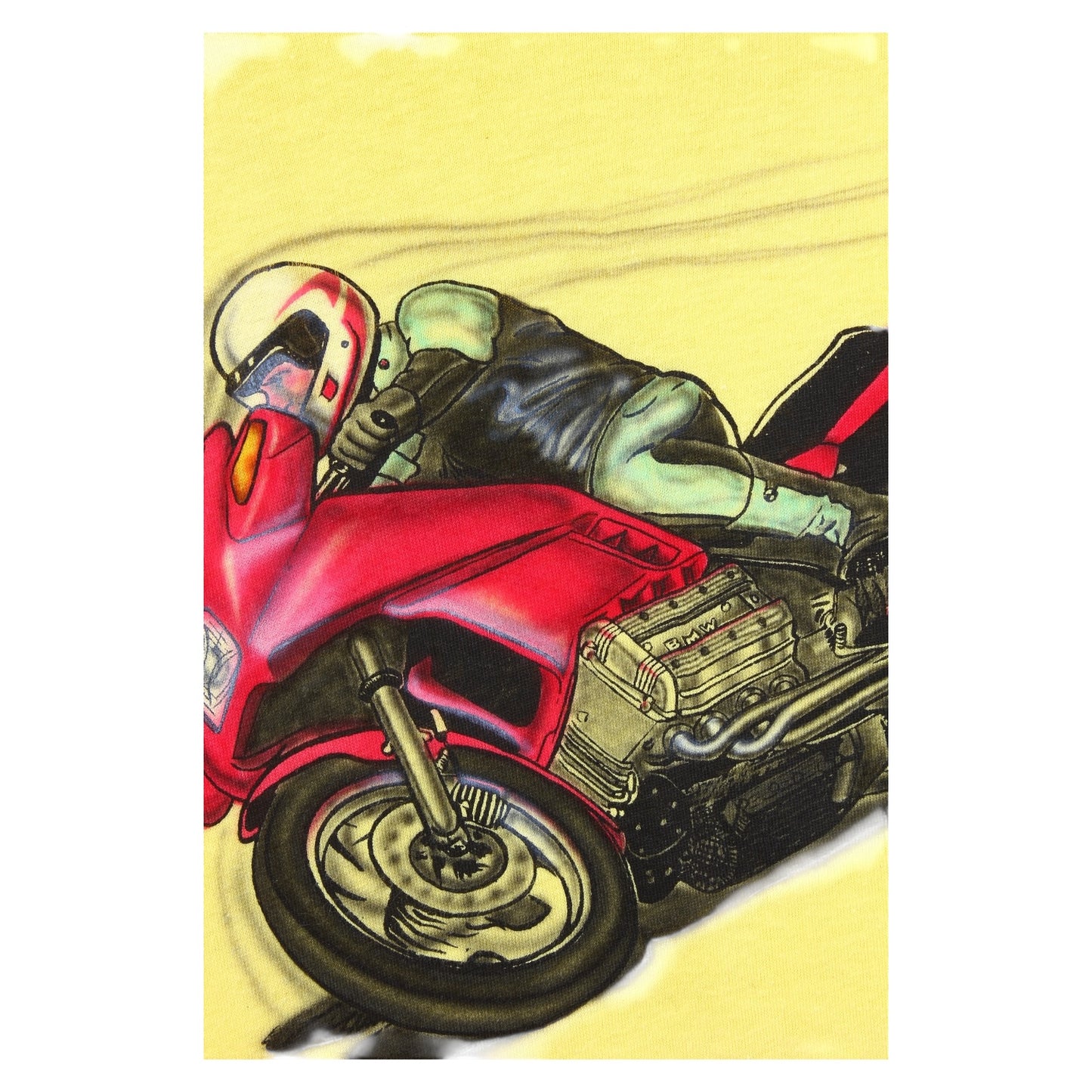 80s Airbrushed motorcycle tee XS