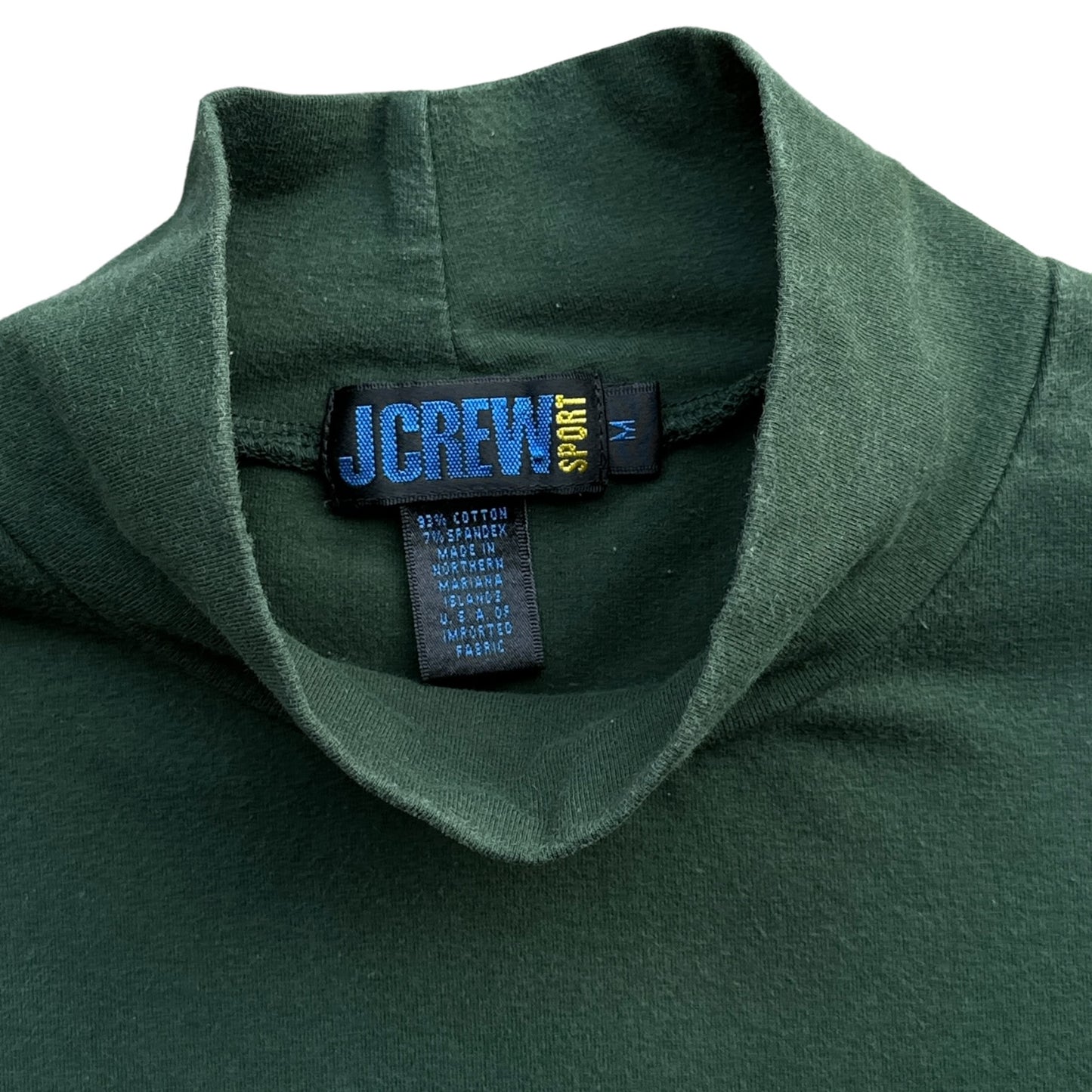 90s j crew sport mockneck S/M