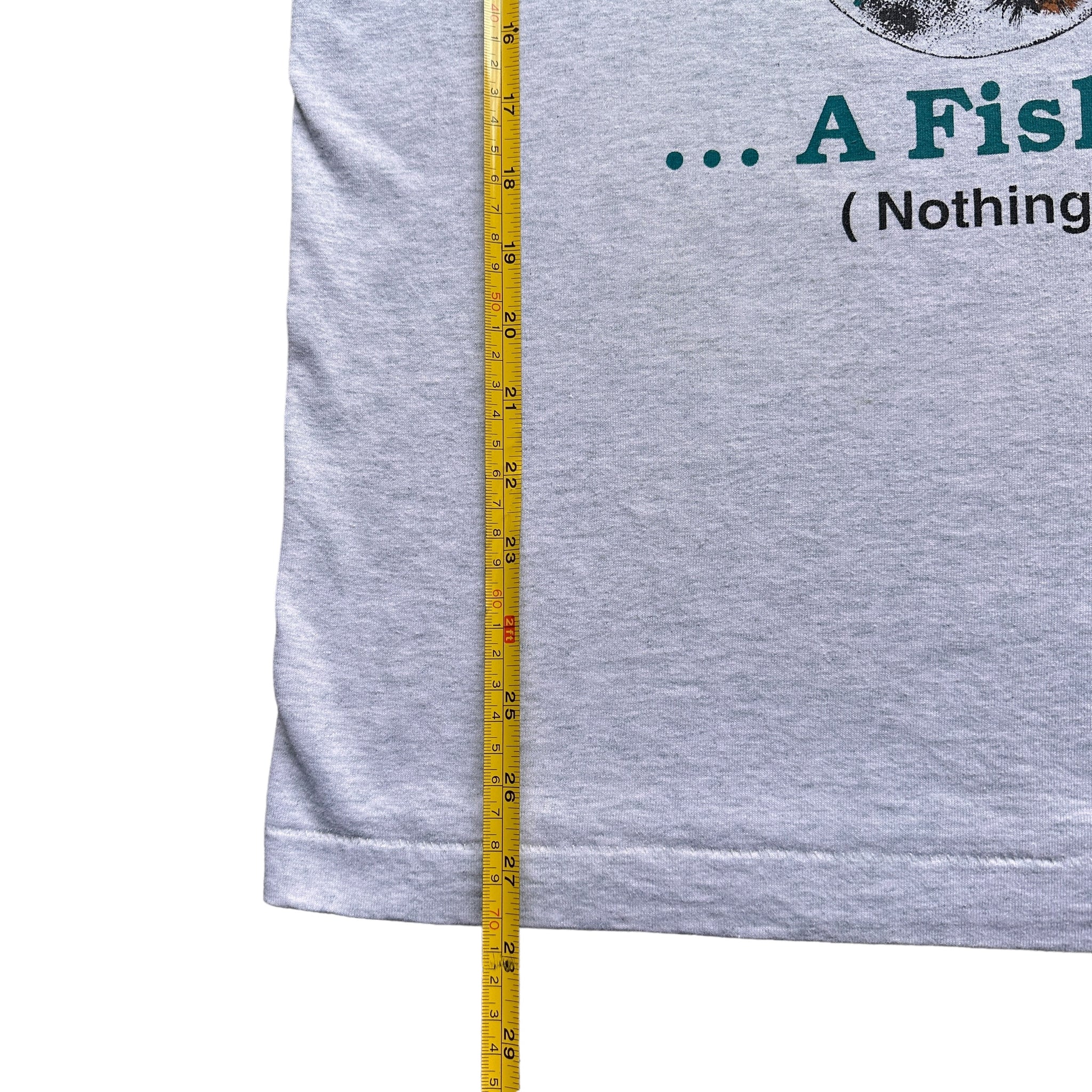 Get a life fishing tee large