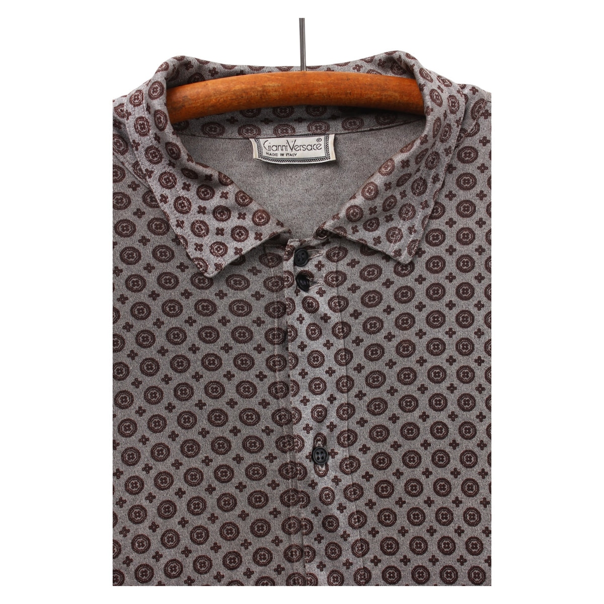 80s Gianni versace acetate shirt medium