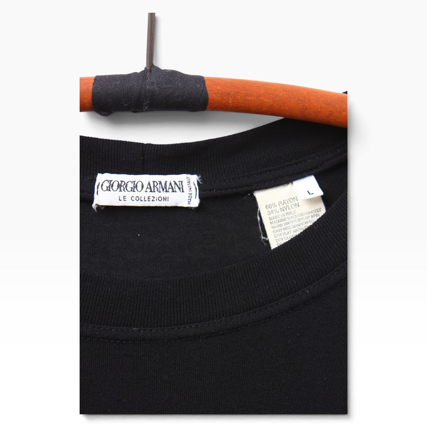 Giorgio armani rayon tee medium
