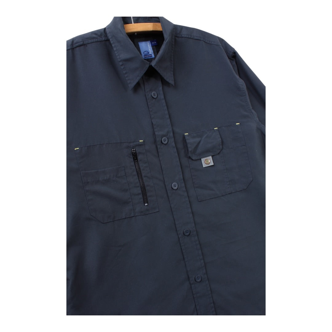 2000s Utility button up shirt medium