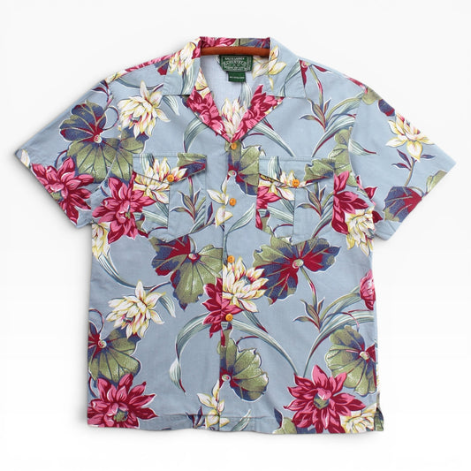 Polo country hawaiian shirt camp collar S/M