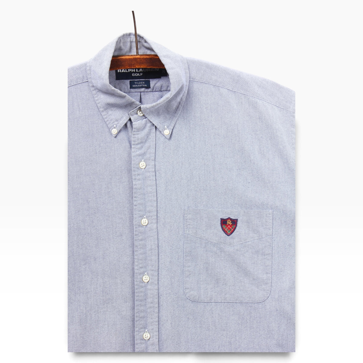 Polo Ralph Lauren golf tilden chambray button down M/L
