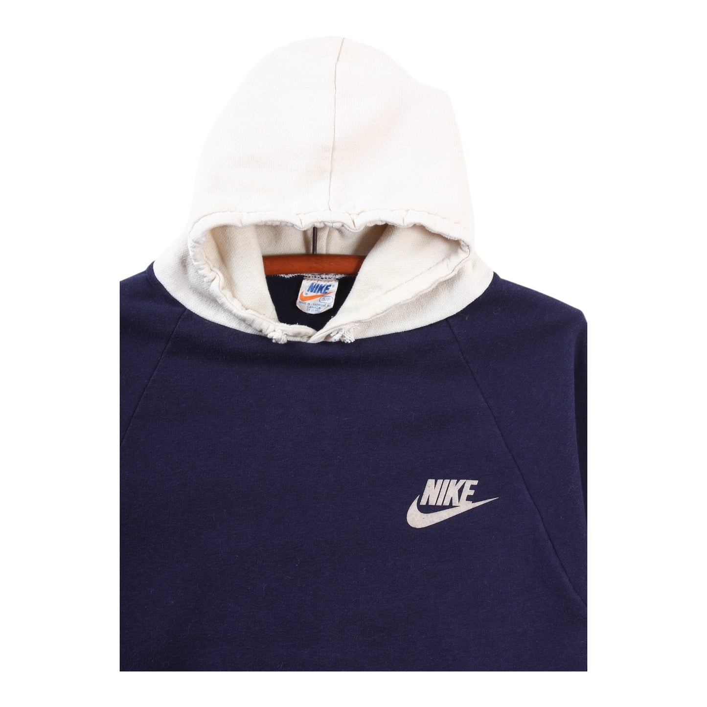 70s Nike flocked hoodie XS