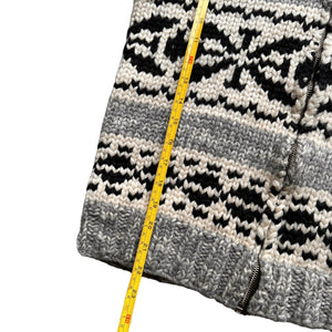 60s Cowichan snowflake sweater Small