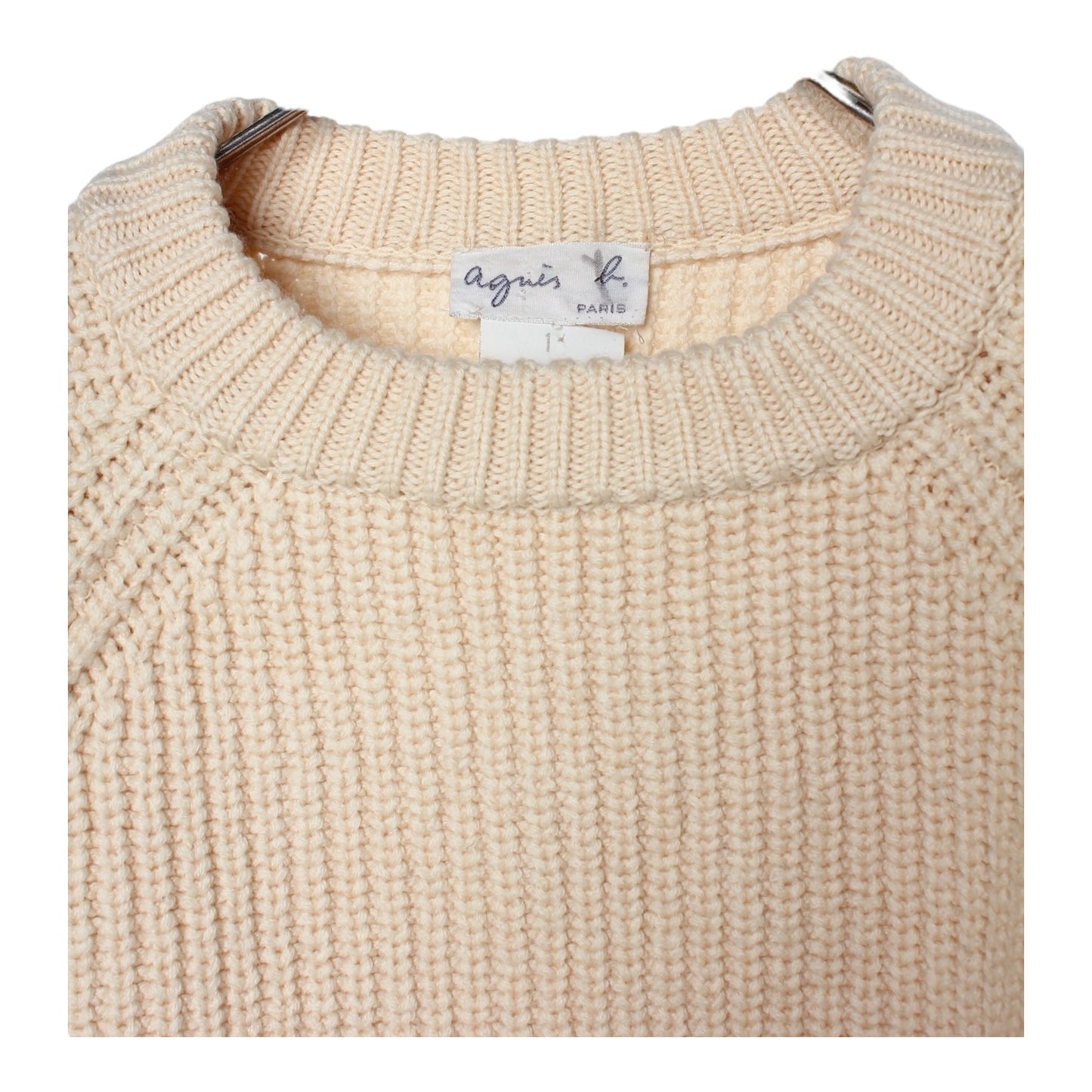 agnes b wool sweater made in france sz 1