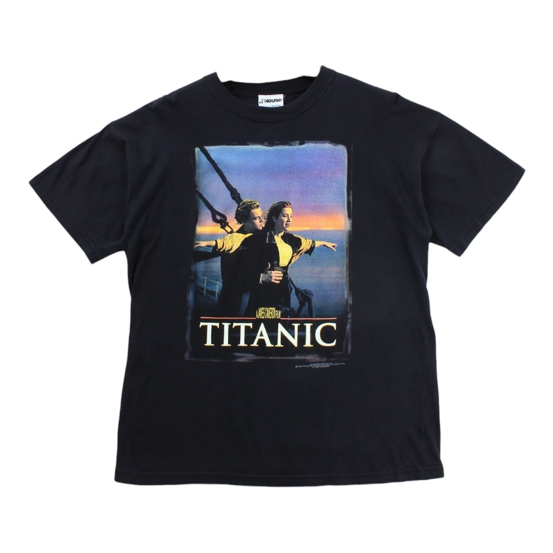 90s Titanic movie tee large