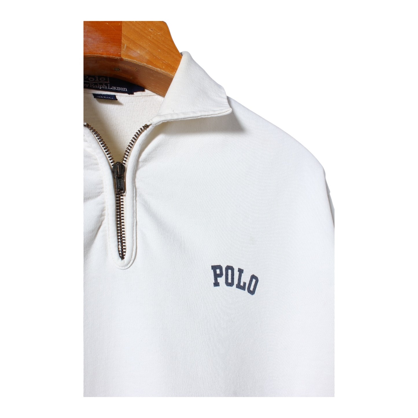 90s Polo Ralph Lauren 1/4 zip cotton Small