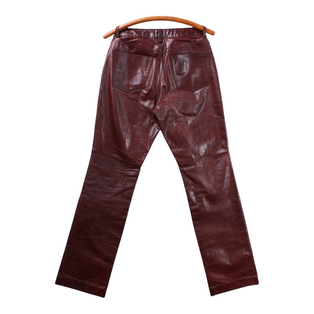 2000 Gap leather pant womens 28/30