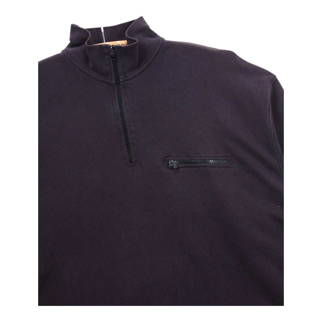 90s J crew cotton 1/4 zip XXL