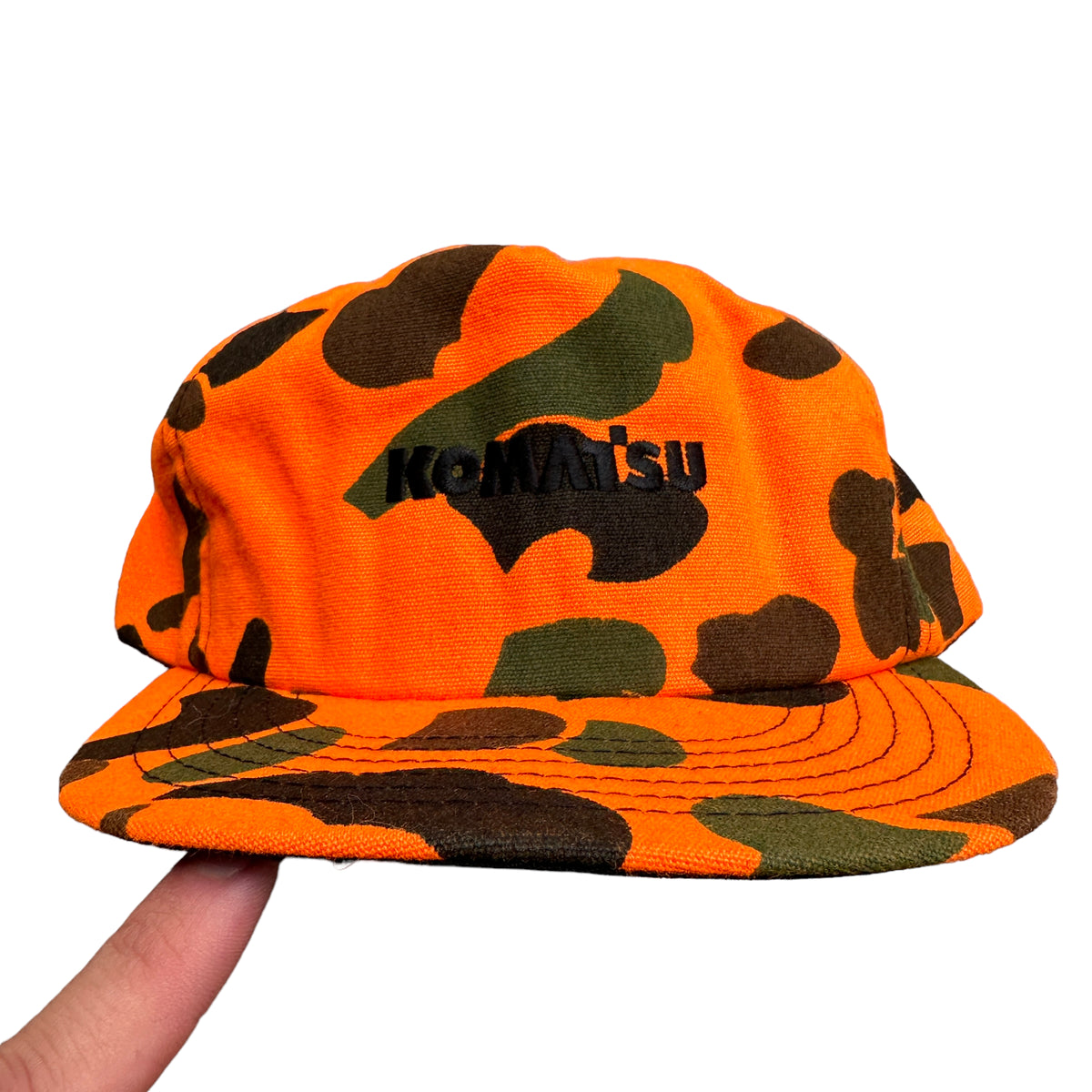 80s Komatsu camo hat – Vintage Sponsor