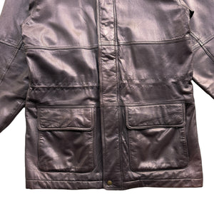 80s Eddie Bauer butter soft leather jacket medium
