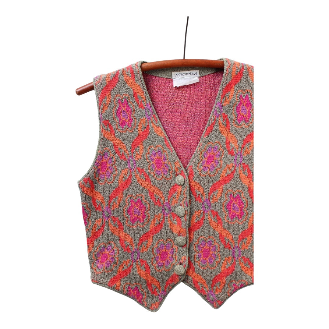 80s Emporio Armani knit vest XS