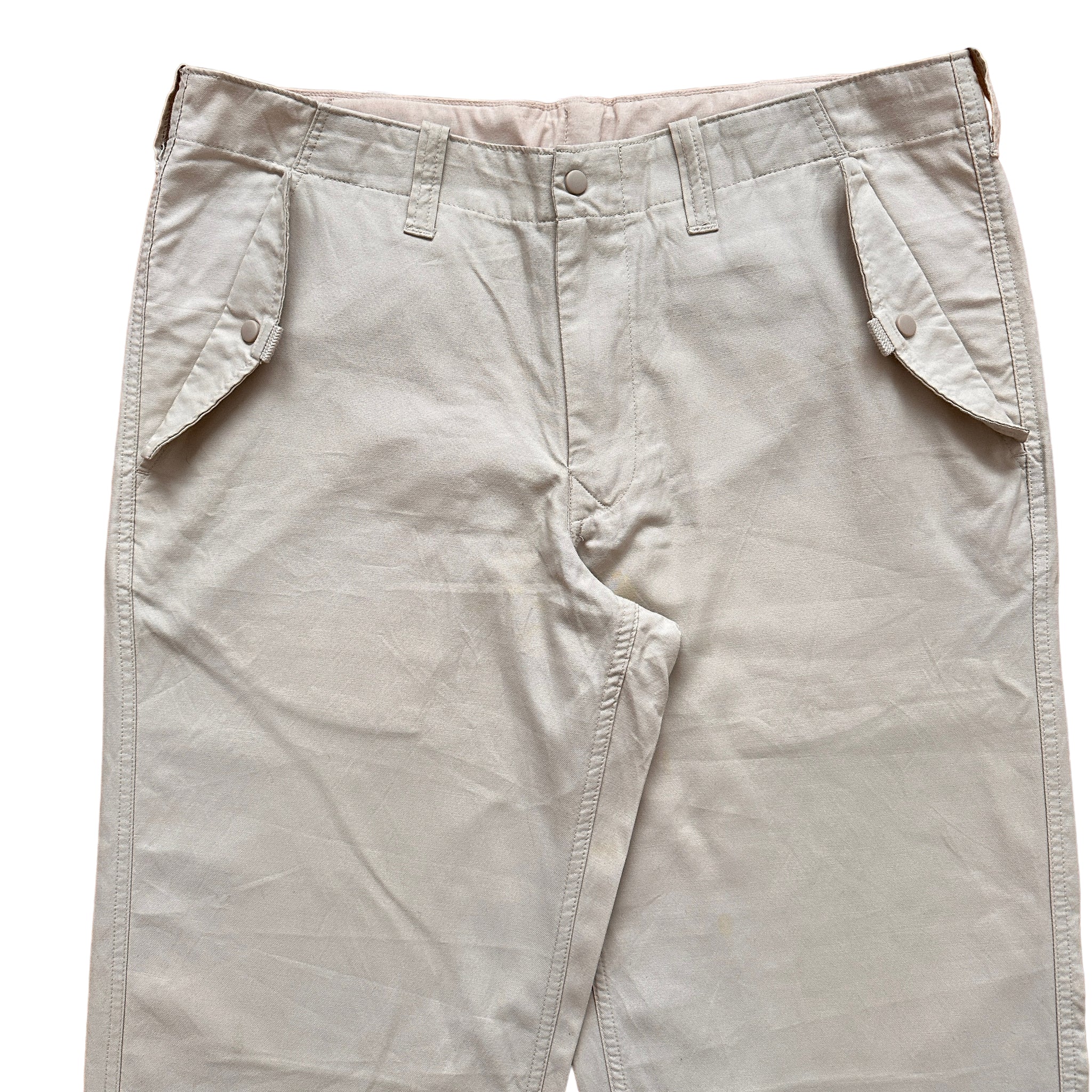 2001 Gap cotton technical pants 32-34 adjustable