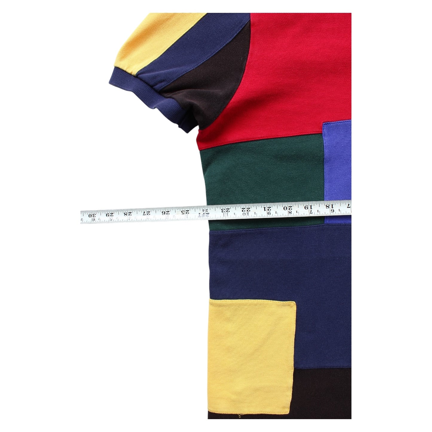 90s Polo Ralph Lauren patchwork polo XL