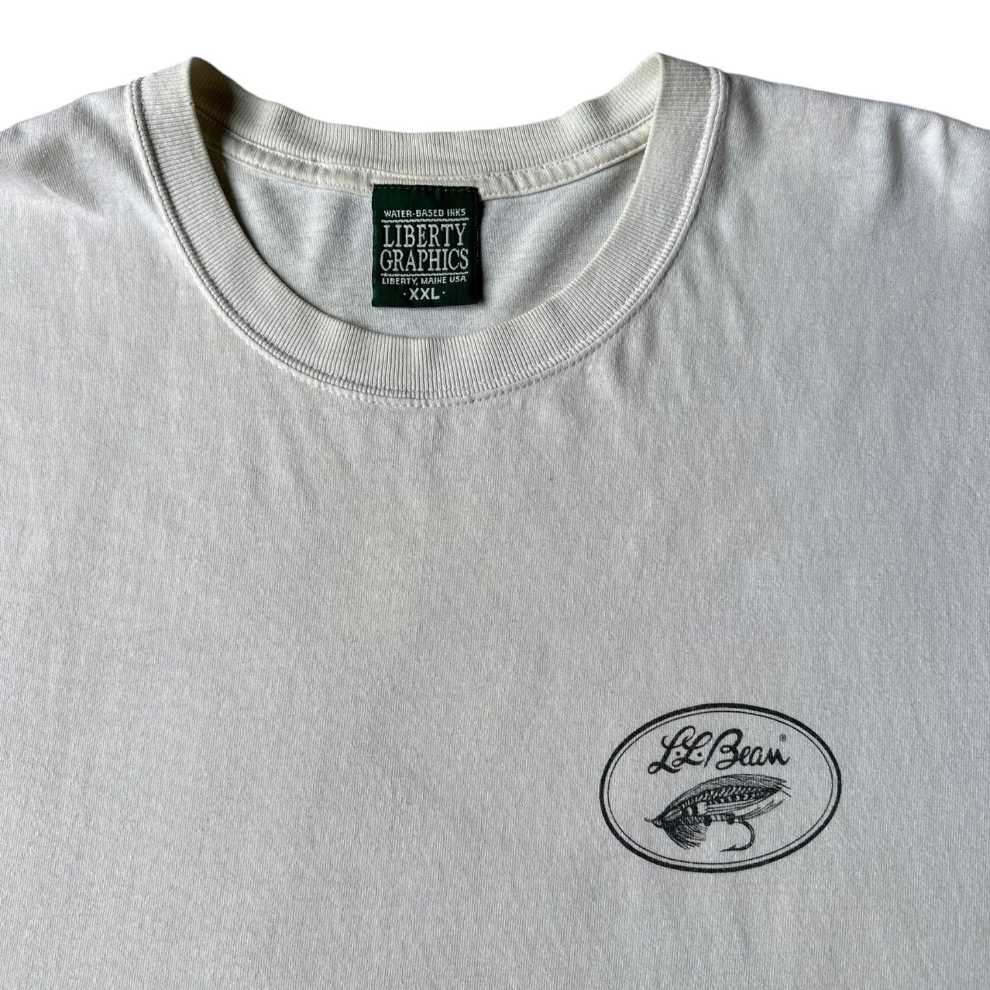 90s LL Bean trout tee XXL