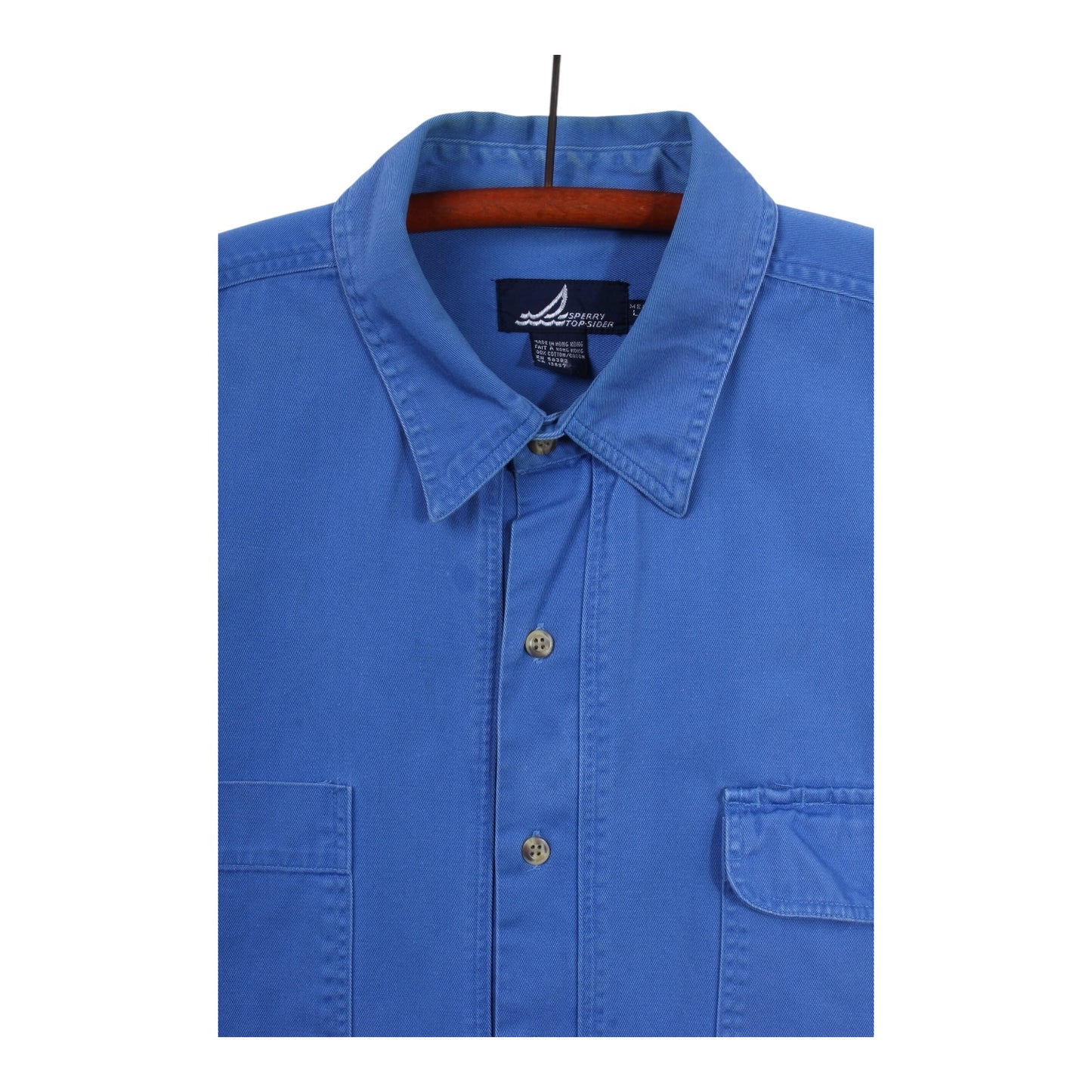 90s Sperry heavyweight cotton button up L/XL