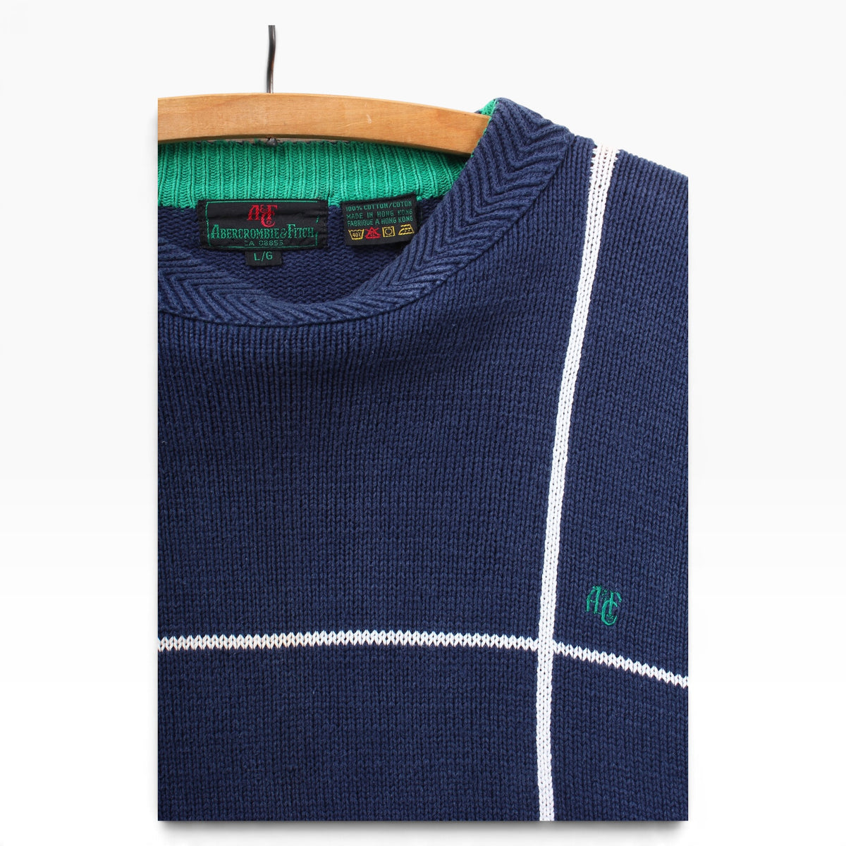 70s Abercrombie cotton sweater M/L
