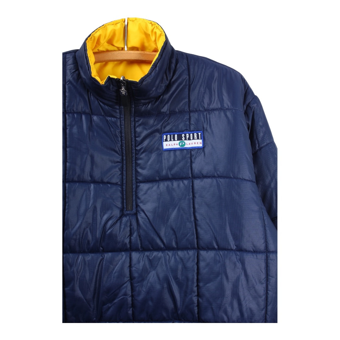 90s Polosport reversible pullover medium