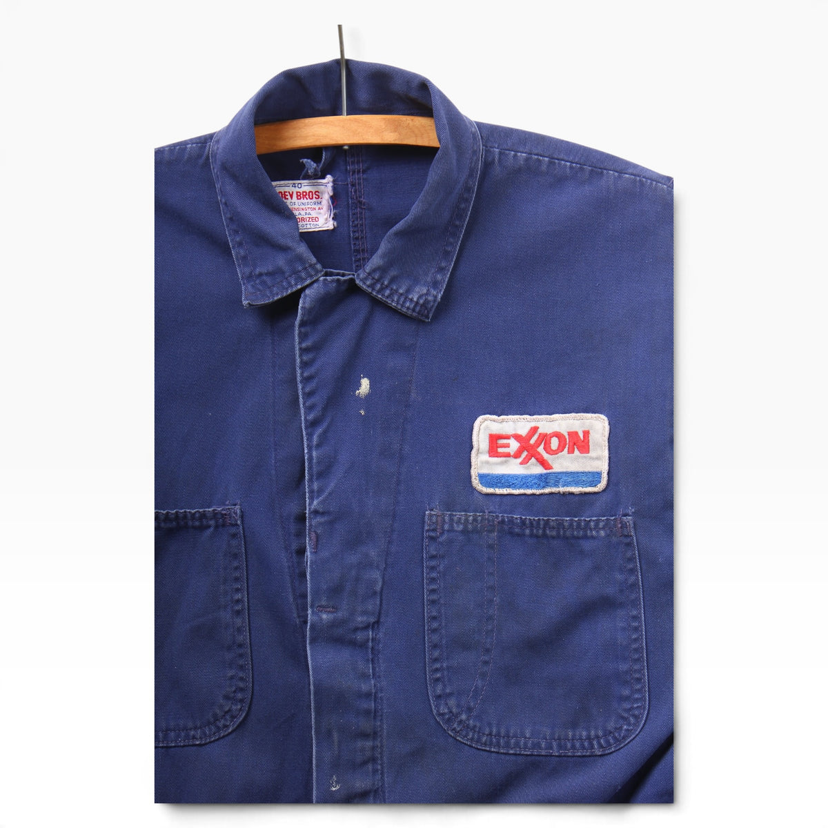 60s Loev bros gas station chain stitched jacket Medium