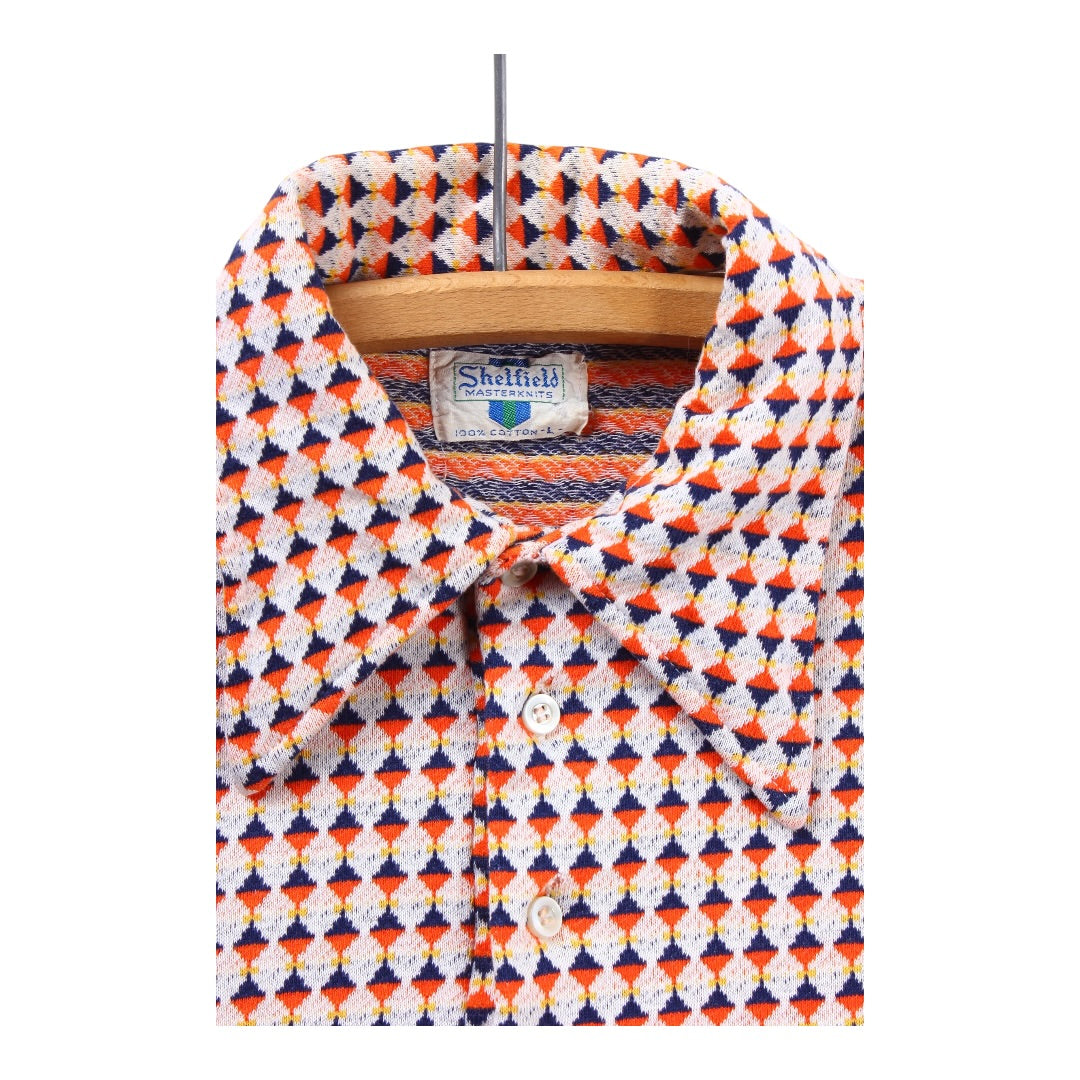 60s Shelfield cotton polo Small