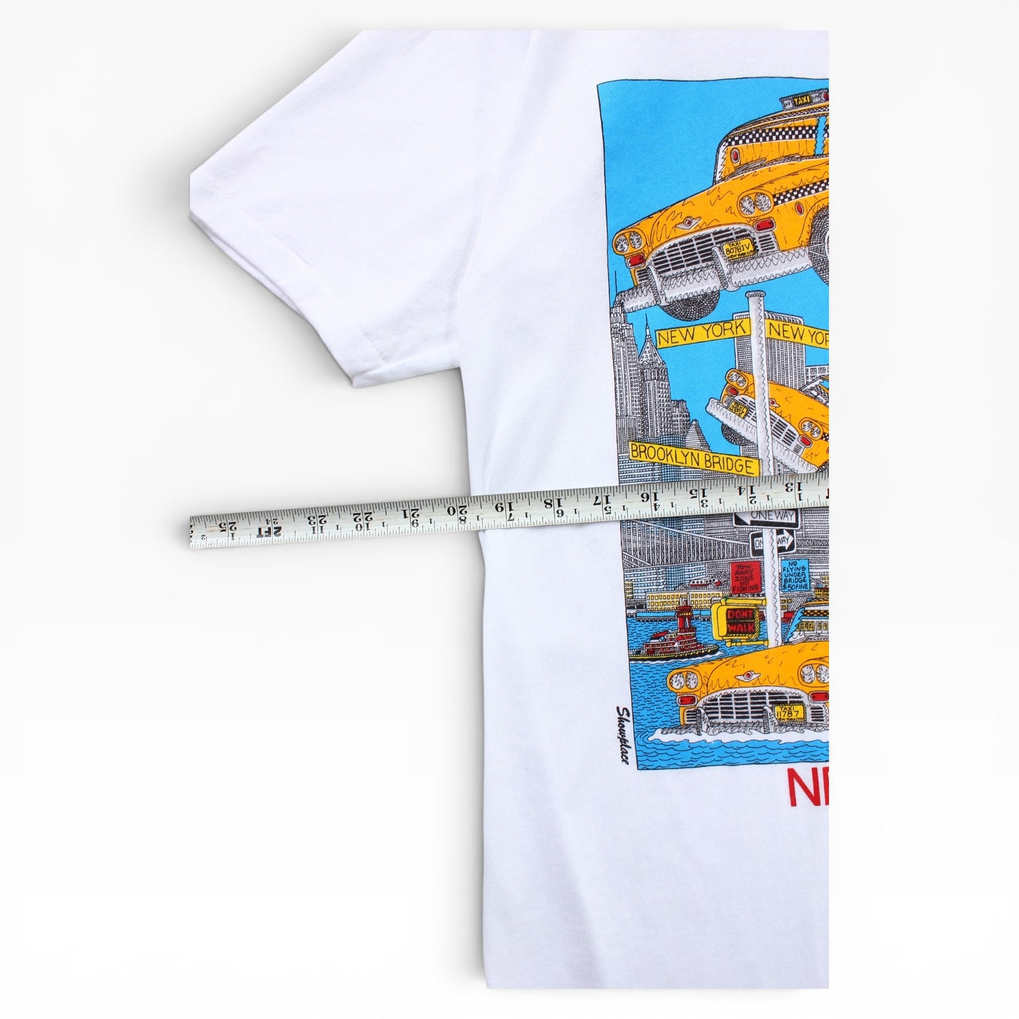 80s New york city twin towers tee medium